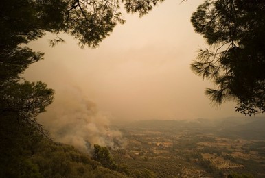 Greece forest fires