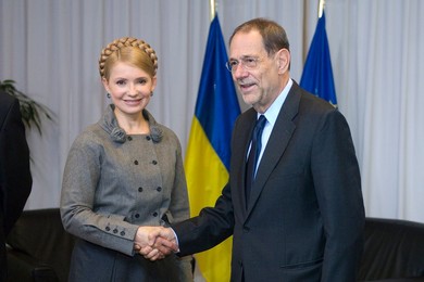 Yulia Tymoshenko in Brussels