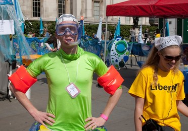 liberty festival at trafalgar