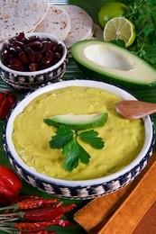Guacamole sauce, Mexican food, Mexico, North America