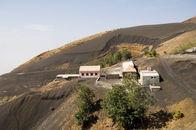 Countryside on way to the volcano, Fogo (Fire), Cape Verde Islands, Africa
