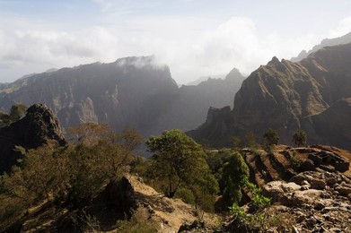 Landscape near Corda, Santo Antao, Cape Verde Islands, Africa