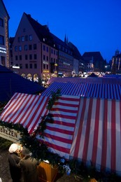 Christkindelsmarkt (Christ Child's Market) (Christmas Market), Nuremberg, Bavaria, Germany, Europe