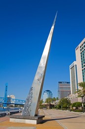 Great Fire of 1901 Memorial by Bruce White, Jacksonville, Florida, United States of America, North America