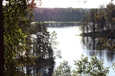 Lake Puruvesi, Punkaharju Nature Reserve, Saimaa Lake District, Savonia, Finland, Scandinavia, Europe