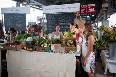 artisanal food market at South Street Seaport