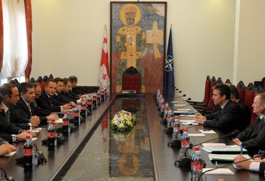 GEORGIA-NATO-MEETING