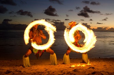 Fire Dance, Viti Levu, Fiji, Melanesia, Oceania, Pacific Islands, Pacific