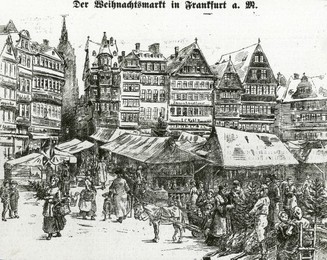 Christmas Market in Frankfurt / 1885