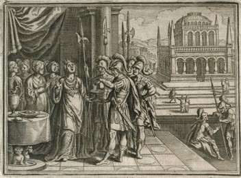 Artemisia drinks ashes / Merian