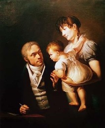 J. B. Seele, Dr. Klein with family