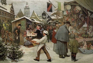 Christmas Market / Educational poster