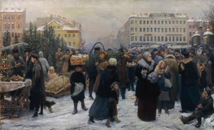 Maniser / Christmas Market / Painting
