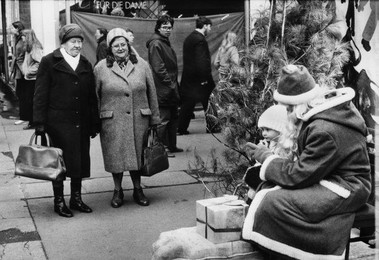Christmas market, Leipzig, East Germany