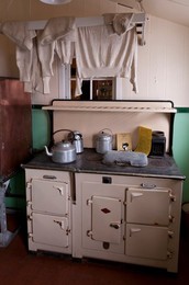 The restored kitchen at British Historic..........