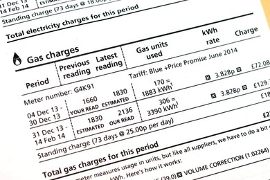 British Gas Utility Bill