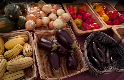 Farmer's Market: food, vendors and shoppers. Idaho