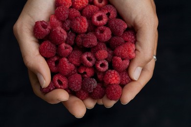 Farmer's Market: food, vendors and shoppers. Idaho. Rasberry, organic.