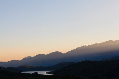 Lake and rural landscape. Chiang Mai Province. Thailand.