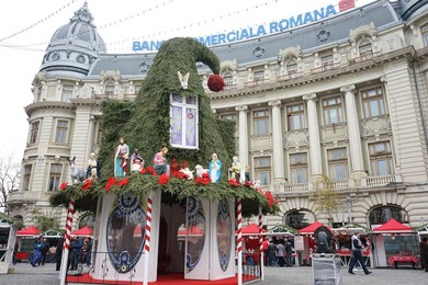 ROMANIA-BUCHAREST-CHRISTMAS MARKET