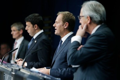 BELGIUM-EU-SUMMIT-UKRAINE-INVESTMENT-PRESS CONFERENCE