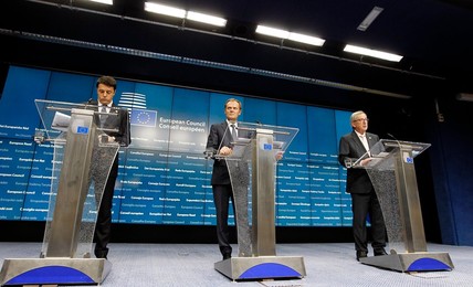 BELGIUM-EU-SUMMIT-UKRAINE-INVESTMENT-PRESS CONFERENCE