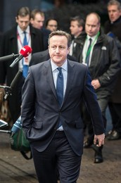 British Prime Minister David Cameron arr..........