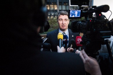 Croatian Prime Minister Zoran Milanovic..........