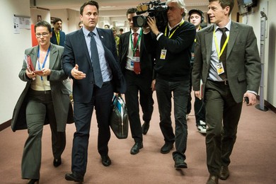 Luxembourg Prime Minister Xavier Bettel..........