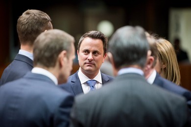 Luxembourg Prime Minister Xavier Bettel..........