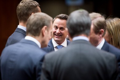 Luxembourg Prime Minister Xavier Bettel..........