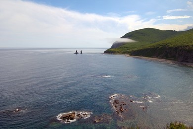 sea landscape. Dalnegorsk city district,..........