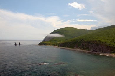 sea landscape. Dalnegorsk city district,..........
