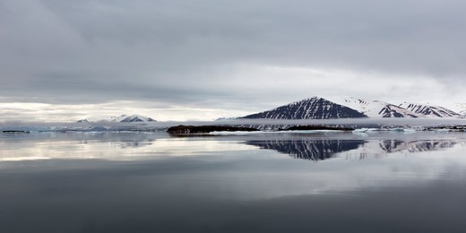 Landscape of Spitzbergen, Svalbard..........