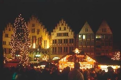 Christmas market in Frankfurt / Photo, 1995