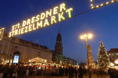 Christmas market in Dresden / Photo, 2005
