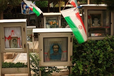 Iran, Teheran, Friedhof / Foto