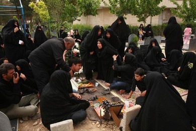 Iran, Teheran, Friedhof / Foto