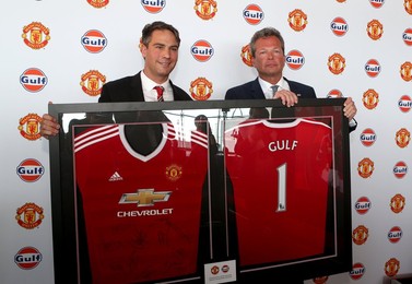 (SP)BRITAIN-MANCHESTER-SOCCER-MANCHESTER UNITED-GULF OIL INTERNATIONAL