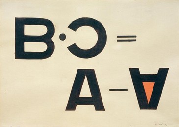 Untitled / L. Moholy-Nagy / Typo Collage , 1922