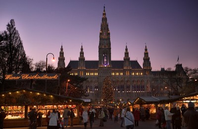 The Rathaus Christmas Market.