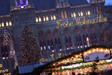 The Rathaus Christmas Market.