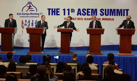 MONGOLIA-ULAN BATOR-ASEM SUMMIT