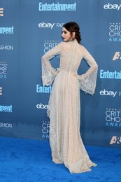 Lily Collins  at the 22nd Annual Critics....