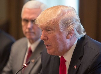 Trump and Cabinet Meet Prime Minister Haider al-Abadi of Iraq