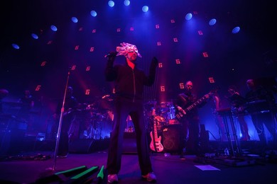Jamiroquai perform live at the Roundhouse in London