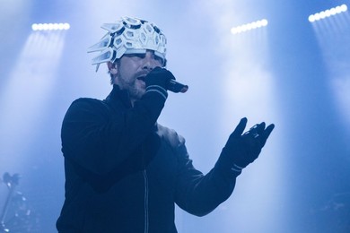 Jamiroquai perform live at the Roundhouse in London