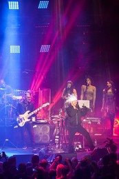 Jamiroquai perform live at the Roundhouse in London