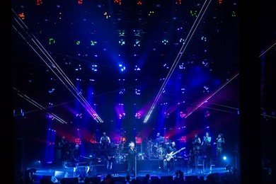 Jamiroquai perform live at the Roundhouse in London