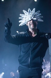 Jamiroquai perform live at the Roundhouse in London